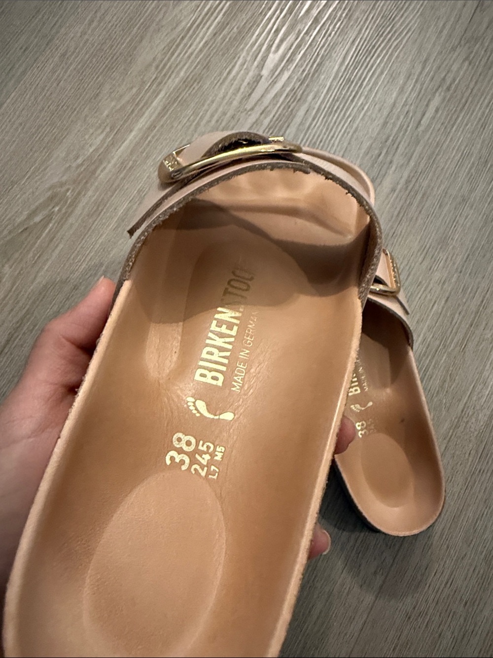 Birkenstock Madrid Big Buckle High Shine Sandals - Picture 7 of 9